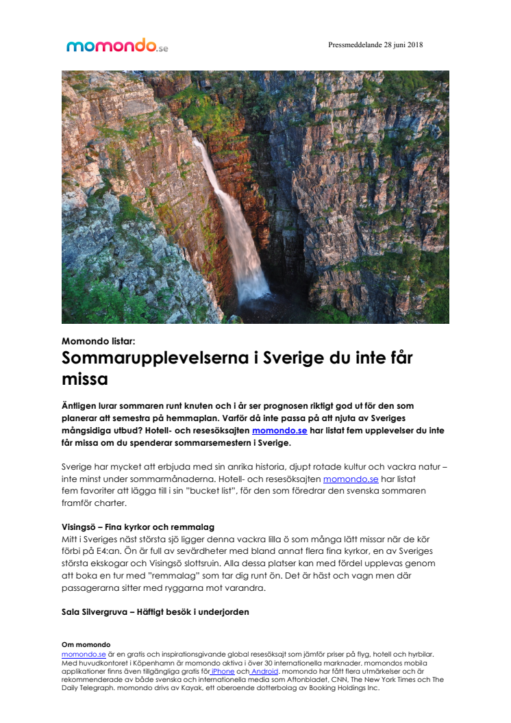 Sommarupplevelserna i Sverige du inte får missa