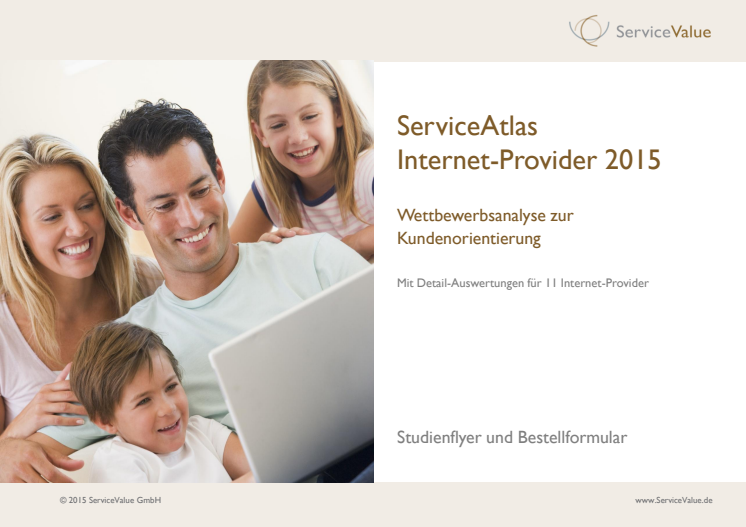 Studienflyer ServiceAtlas Internet-Provider