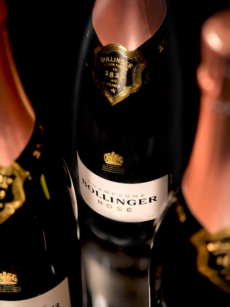 Bollinger Rosé flaskor