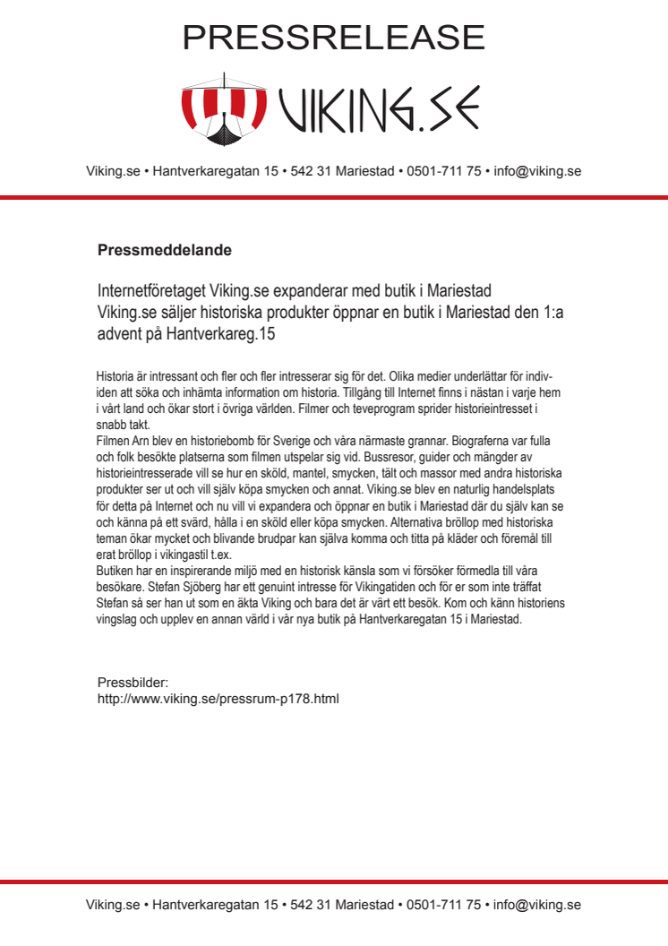 Internetföretaget Viking.se 