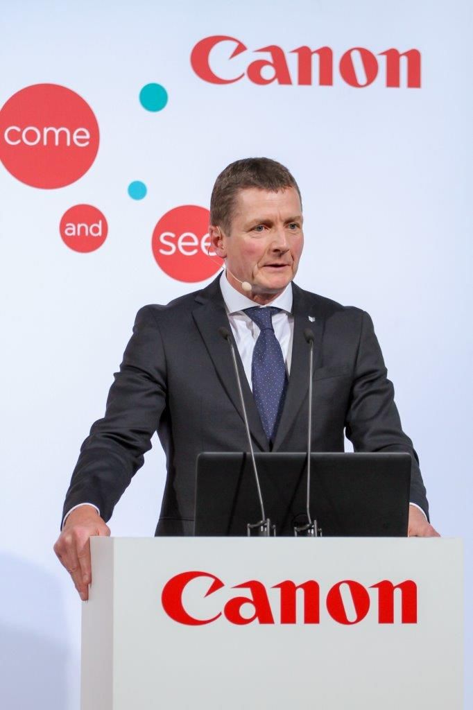 Jeppe Frandsen, Executive Vice President of Industrial & Production Solutions, Canon Europe
