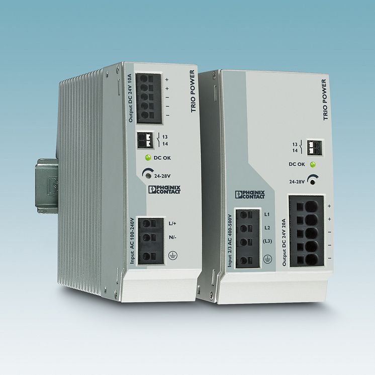 Power supplies with standard functionality