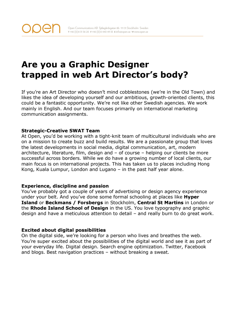 Are you a Graphic Designer trapped in Web Art Director’s body?