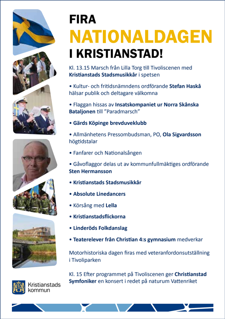 Så firar vi Sveriges Nationaldag i Kristianstad!