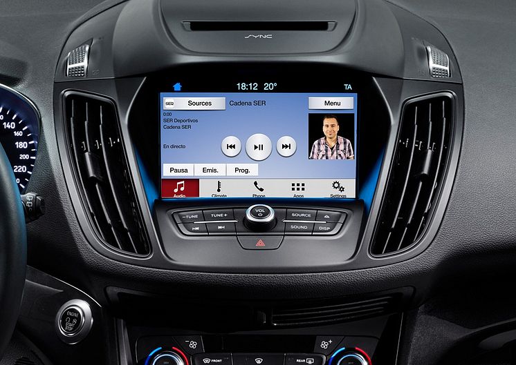 Ford lanserer  SYNC 3 i Europa