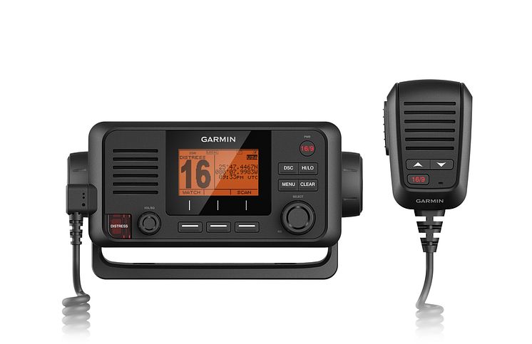 Garmin® VHF 110i og VHF 210i AIS marine radioer