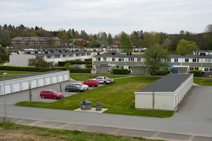 Bild över bostadsområdet Kyrkmossen