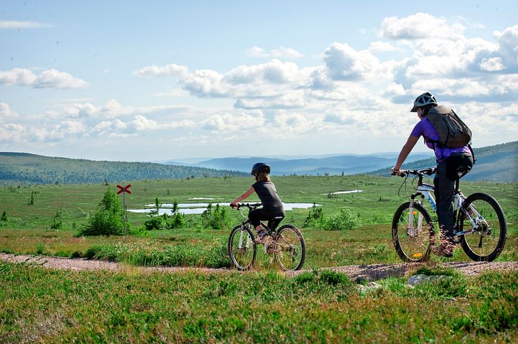 Cykling Sälen sommar