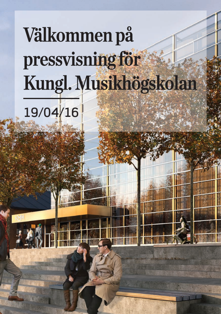 Faktablad Kungliga Musikhögskolan, Stockholm