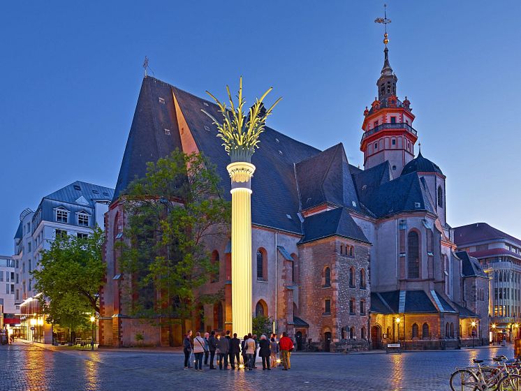 Nikolaikirche - zentraler Ausgangspunkt der Friedlichen Revolution 1989