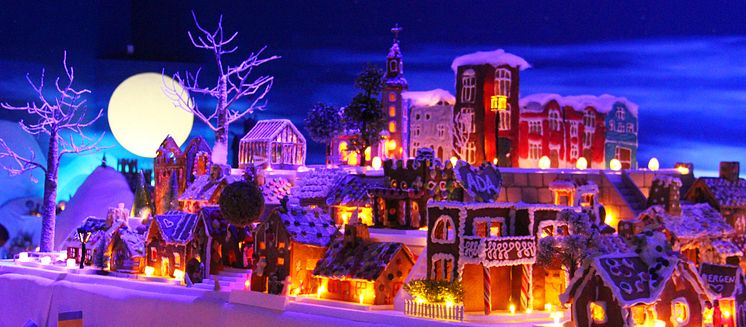 Gingerbread Town Bergen - Photo - Bergen Sentrum AS - Steinar Kristoffersen