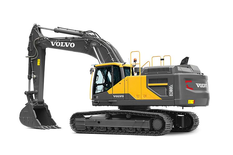 Volvo EC380E grävmaskin - frilagd