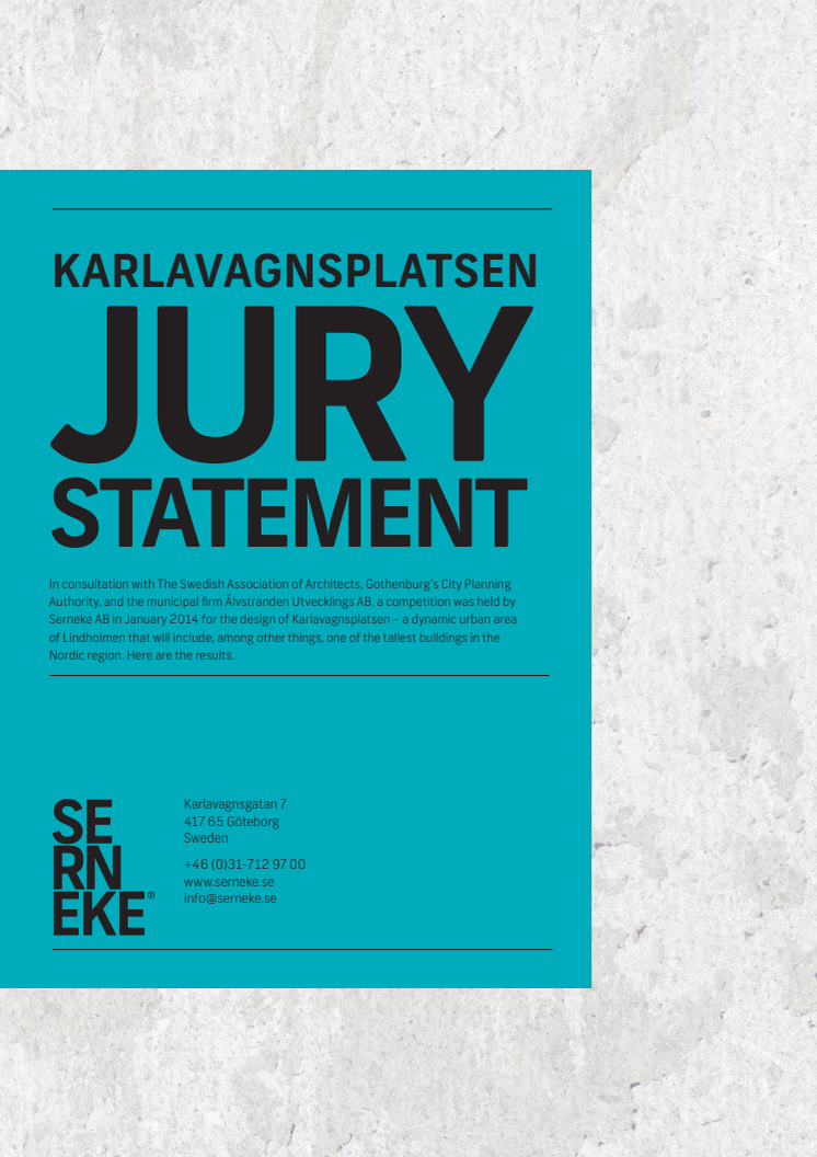 Jury statement - Scandinavia's tallest building