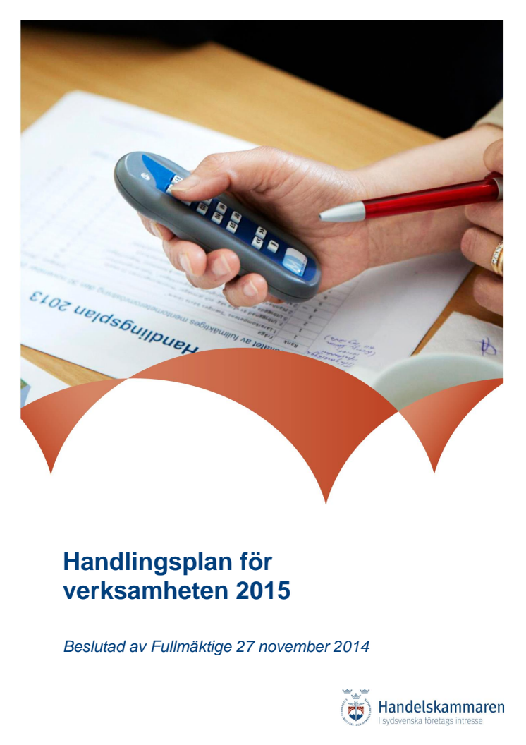 Handlingsplan för verksamheten 2015