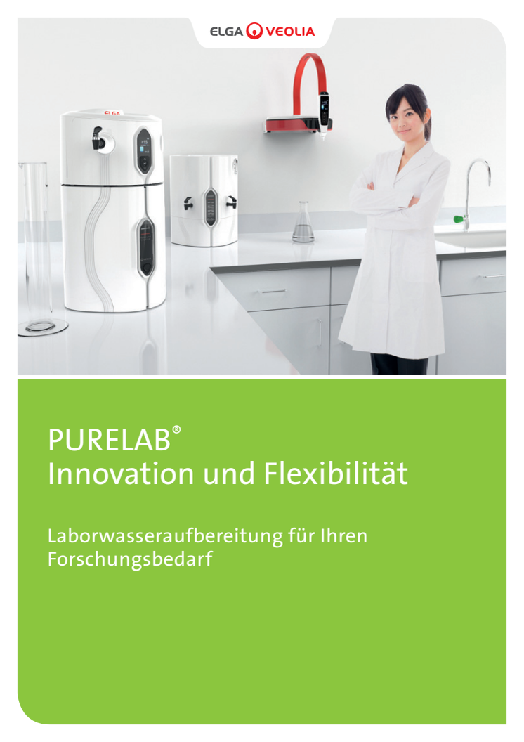 ELGA Purelab Reinstwassersysteme