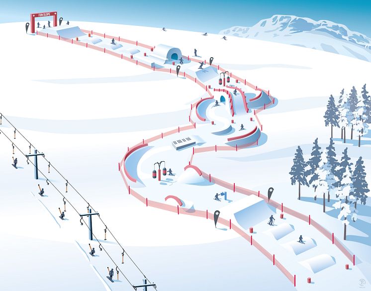 SkiStar fun slope