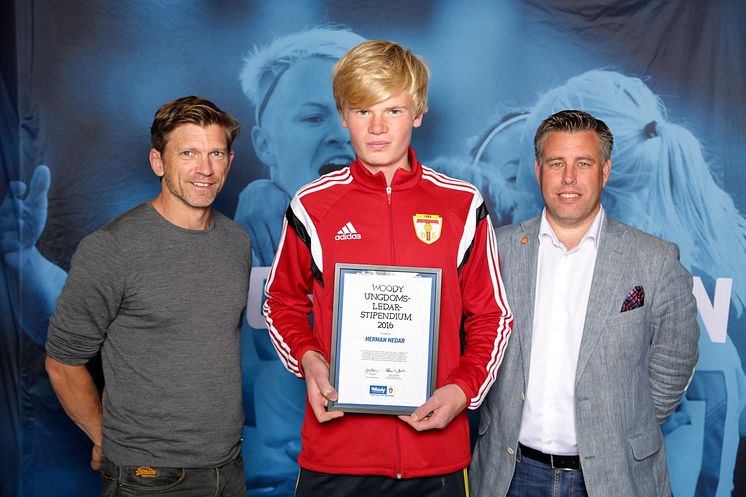 Herman Nedar, Trollhättans BOIS. Här tillsammans med Jesper Blomqvist och Mikael Tykesson.