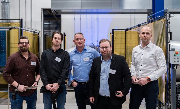 Teamet bakom Fredrikssons nya fabrik i Vadstena - beskuren