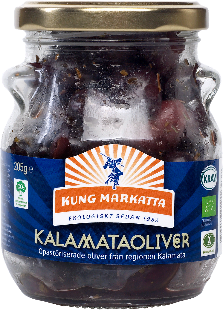 Kung Markatta Kalamataoliver (med kärna)