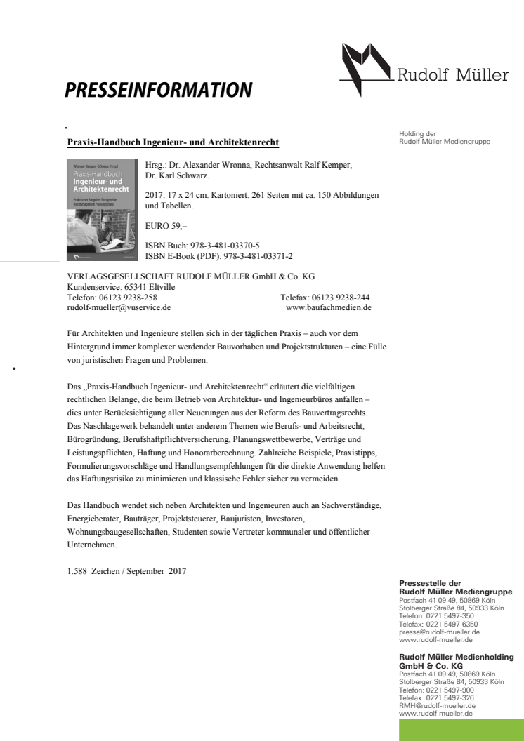 Praxis-Handbuch Ingenieur- und Architektenrecht