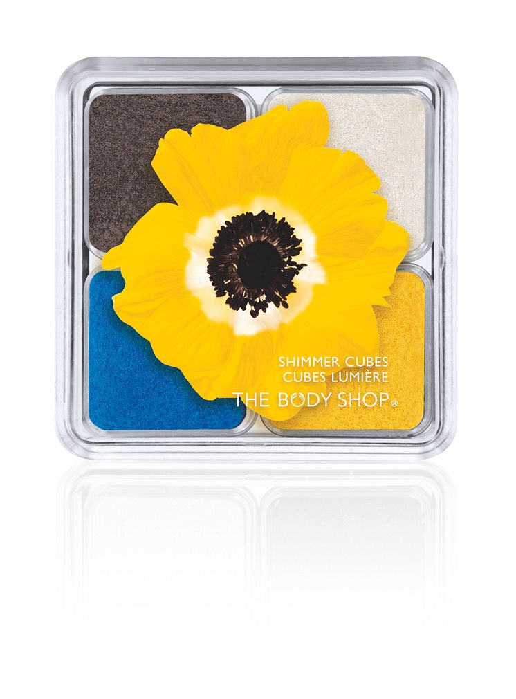 Yellow Poppy Shimmer Cubes