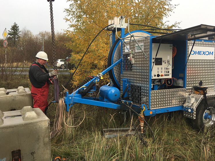 Seilzugarbeiten 110-kV-Lehrte Hänigsen