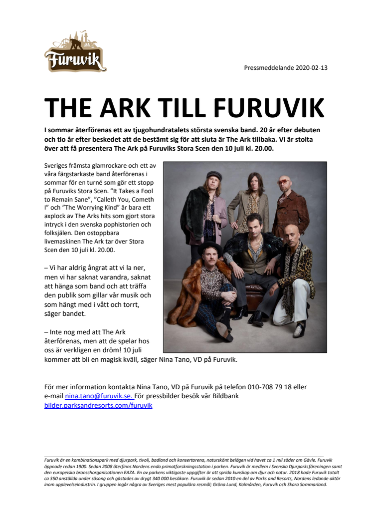 The Ark till Furuvik