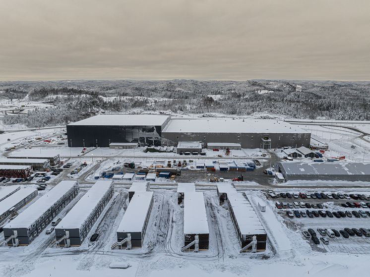 Drone picture Morrow Cell Factory December 2023