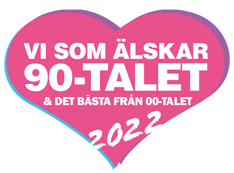90-talet Logotyp 2022