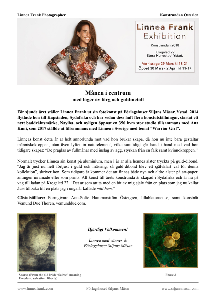 Linnea Frank Exhibition 2018
