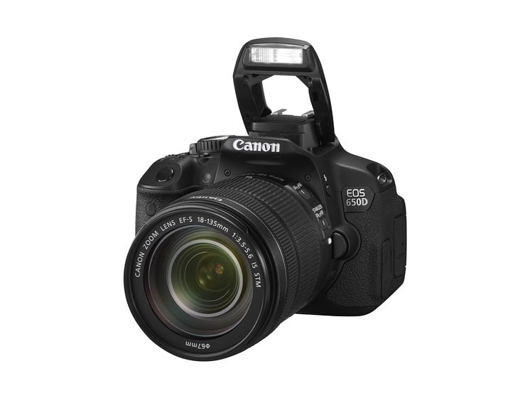 Canon EOS 650D med blixt