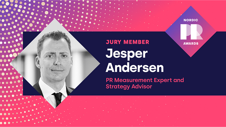 PR Awards jury 2023 Jesper Andersen
