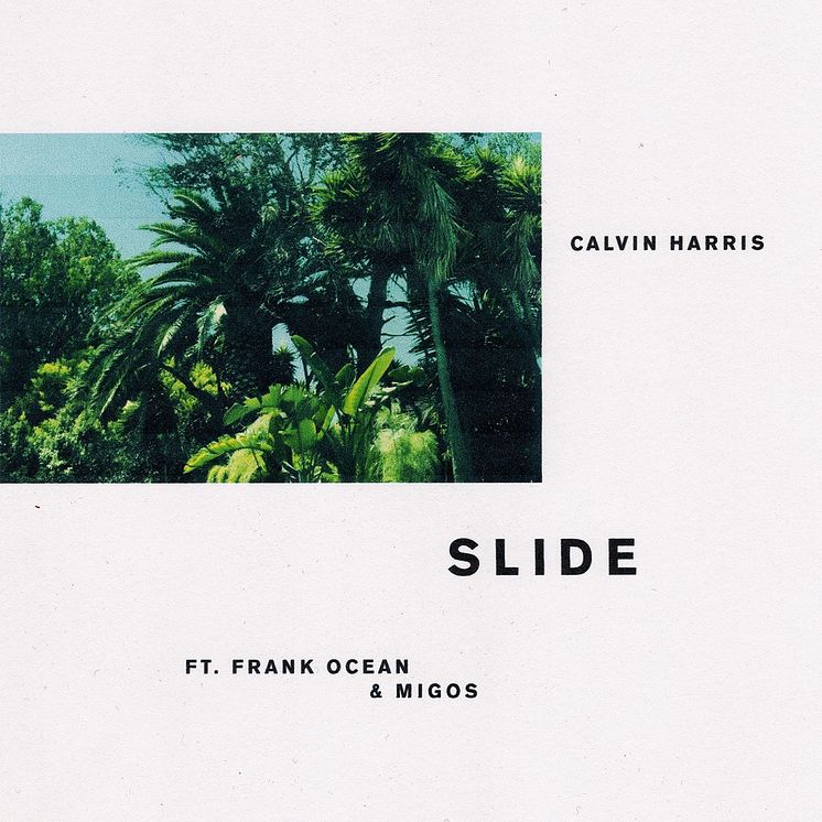 Calvin Harris - "Slide" omslag