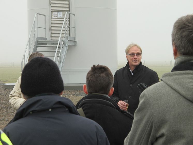 Invigning, Ingelsträde vindkraftverk 140219