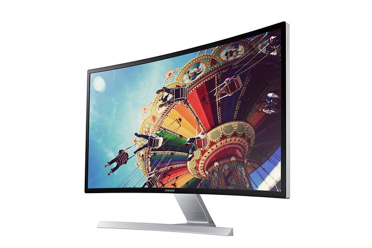 27 tommer Curved monitor 