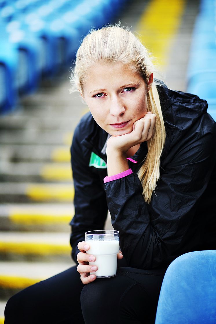 Daniella Busk från MAI är en av Sveriges nya friidrottstalanger