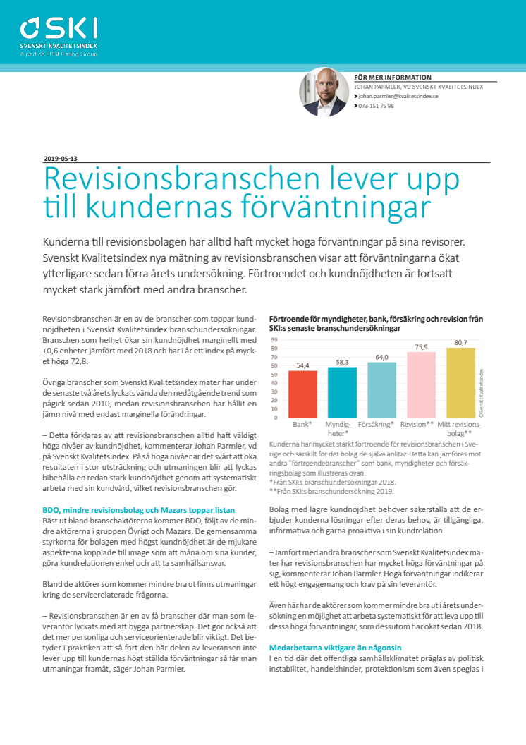 SKI branschrapport revisionsbranschen 2019