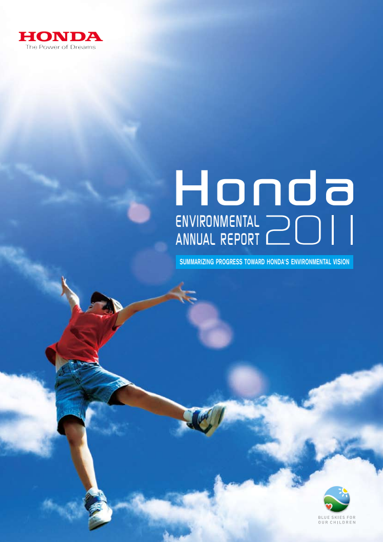 Hondas miljörapport 2011: Skärpta miljömål och sänkta koldioxidutsläpp