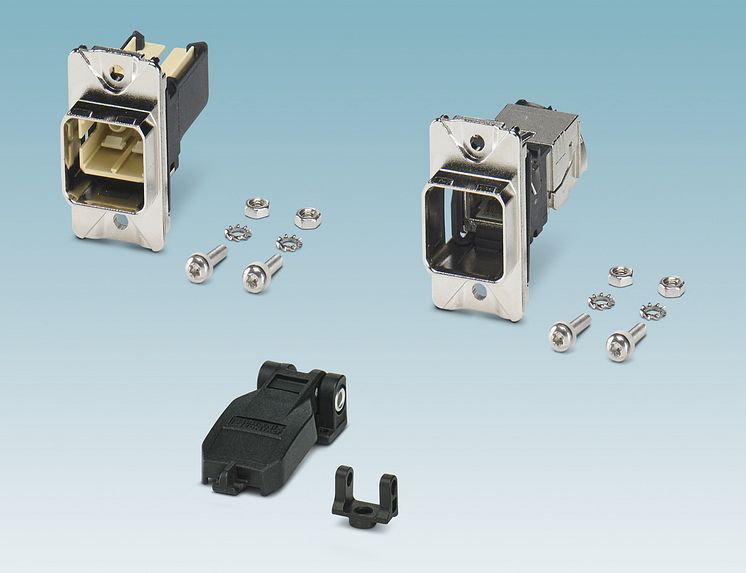 Robuste indbygningsrammer til RJ45 og SC-RJ