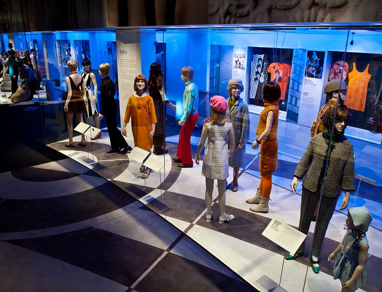 1960-talets mode, Utställningen Modemakt, Foto: Mats Landin, Nordiska museet