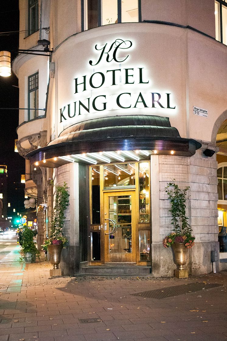 Hotel Kung Carl entré, Stureplan
