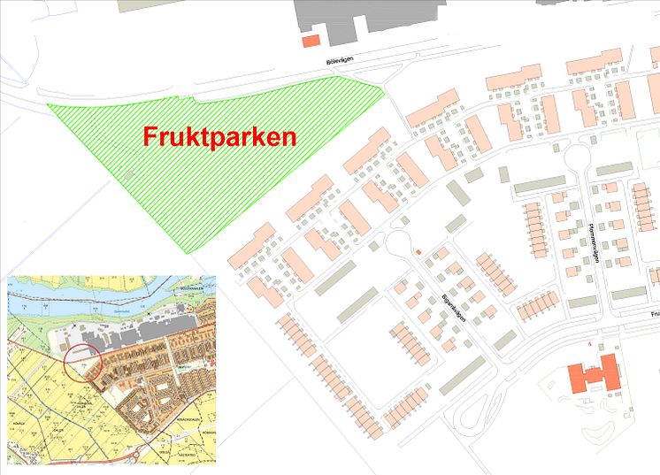 Namnsättning - Fruktparken