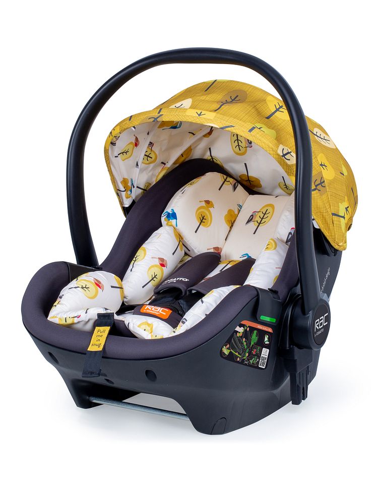 RAC Port i-size car seat - Spot the Birdie design