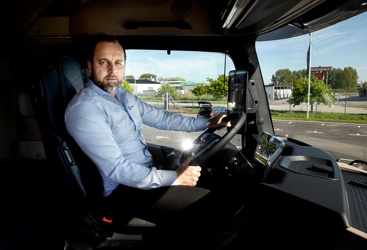 Admir Begovic är platschef på Veho Trucks i Malmö