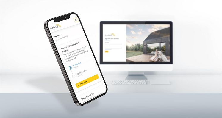 My.SunRoof en allt-i-ett portal för kunder