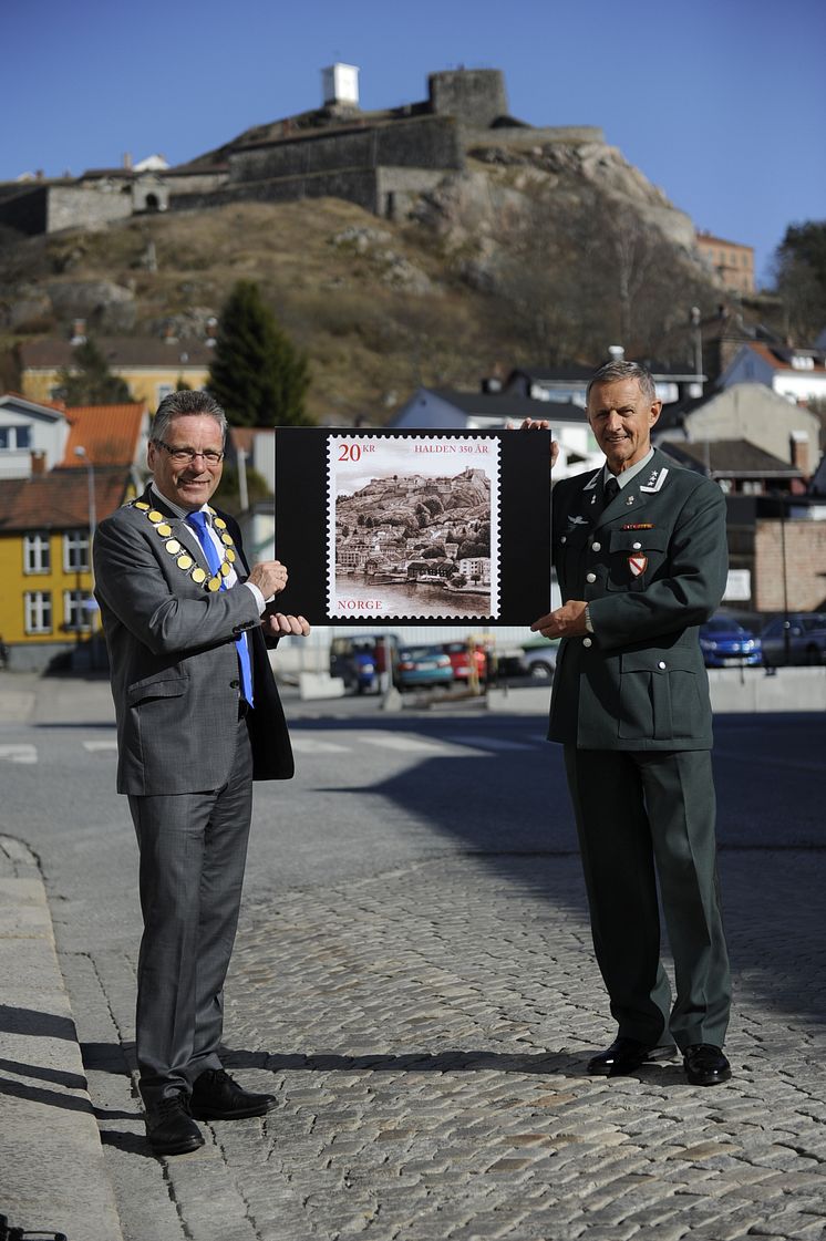 Lansering av Halden-frimerke