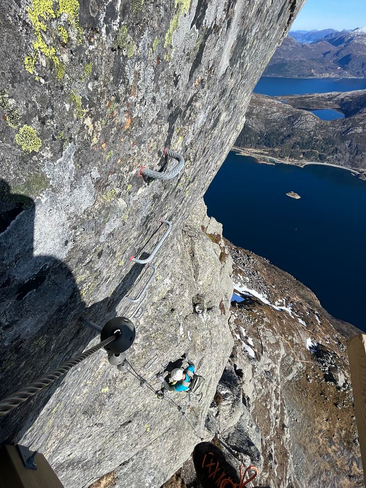 Hornelen Via Ferrata opening