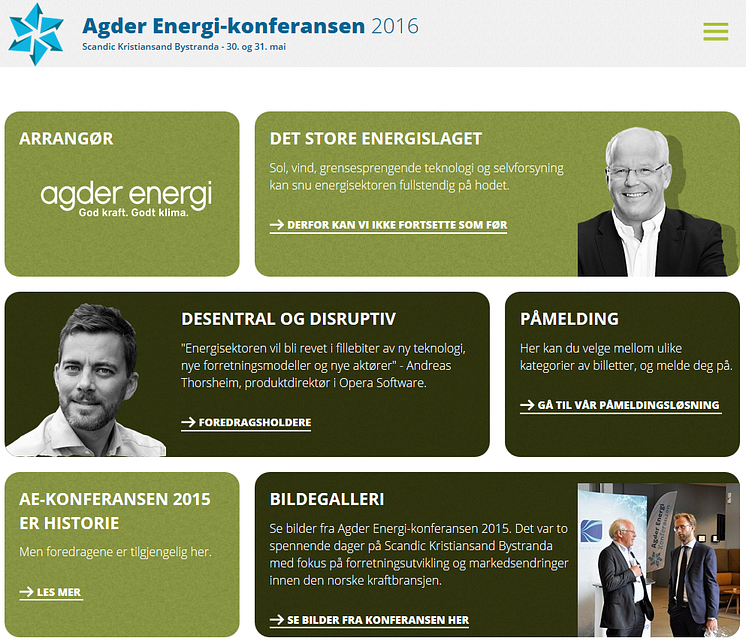 Agder Energi-konferansen 2016