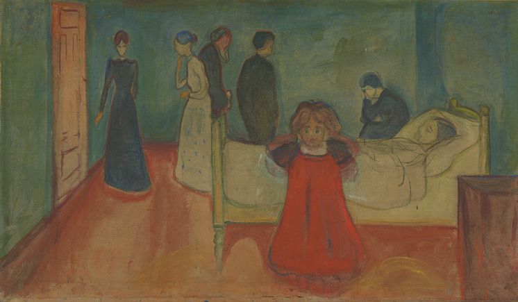 Edvard Munch: Døden og barnet / Death and the Child (1899)