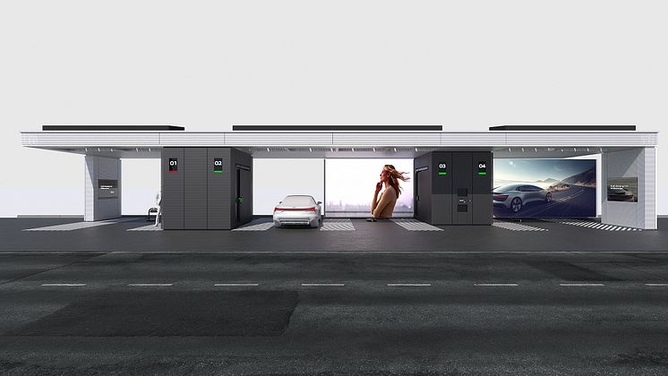 Audi charging hub i Zürich